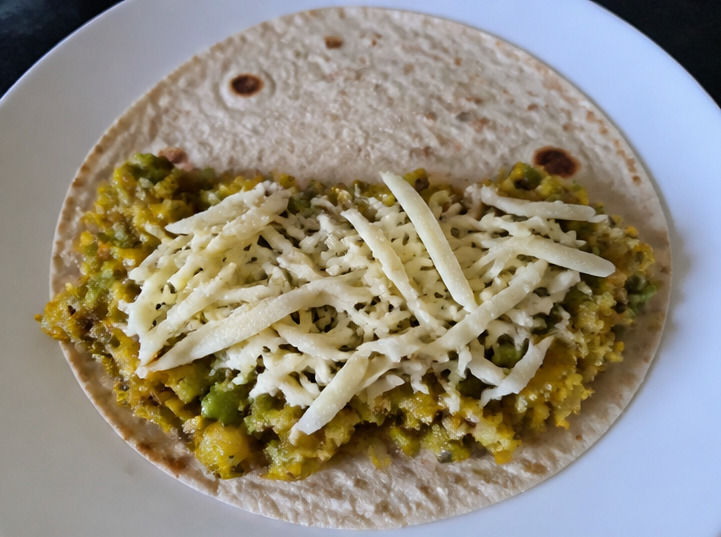 Air Fryer Samosa Quesadillas