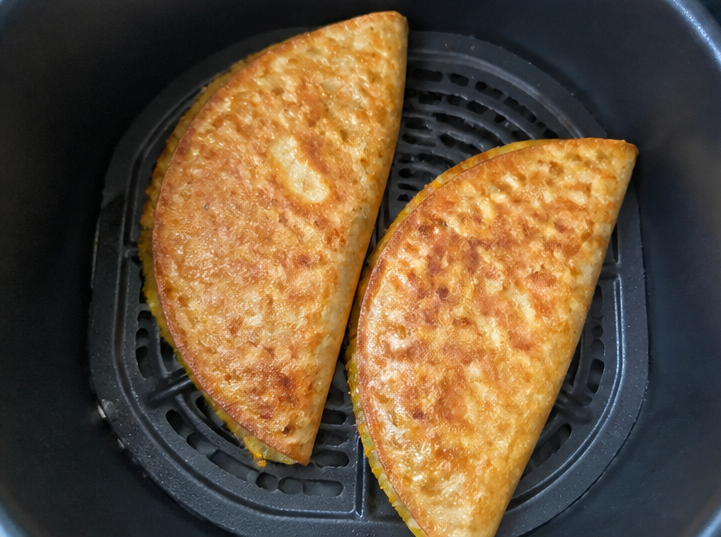Air Fryer Samosa Quesadillas