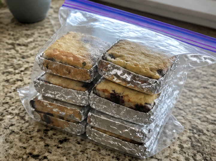 Blueberry Cottage Cheese Pancake Bake