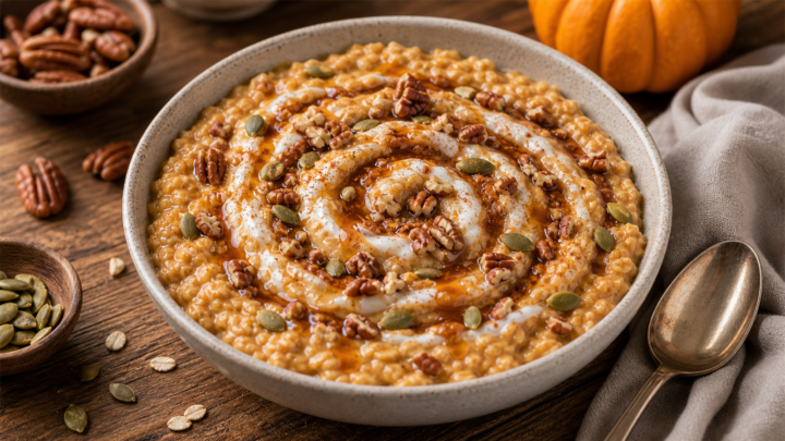 Pumpkin Protein Cinnamon Roll Oats