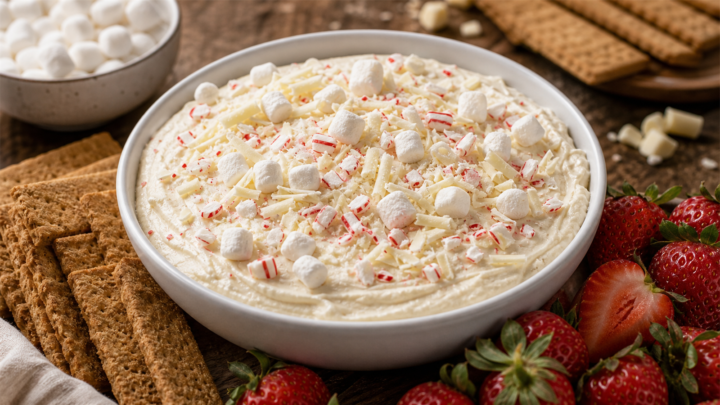 White Hot Chocolate Cheesecake Dip
